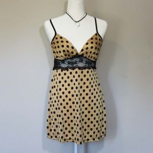 Polka dot slip dress - Size 6